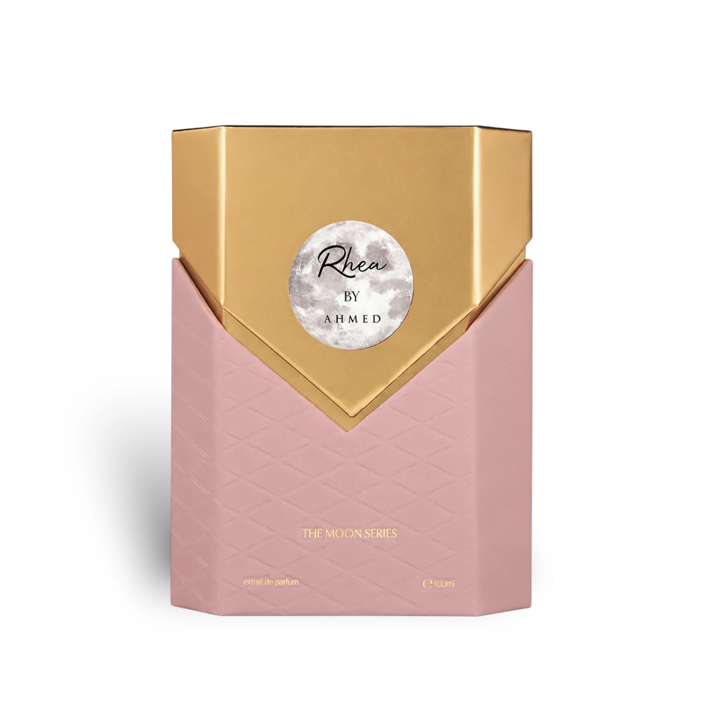 Premium packaging of Rhea 100ml Extrait de Parfum