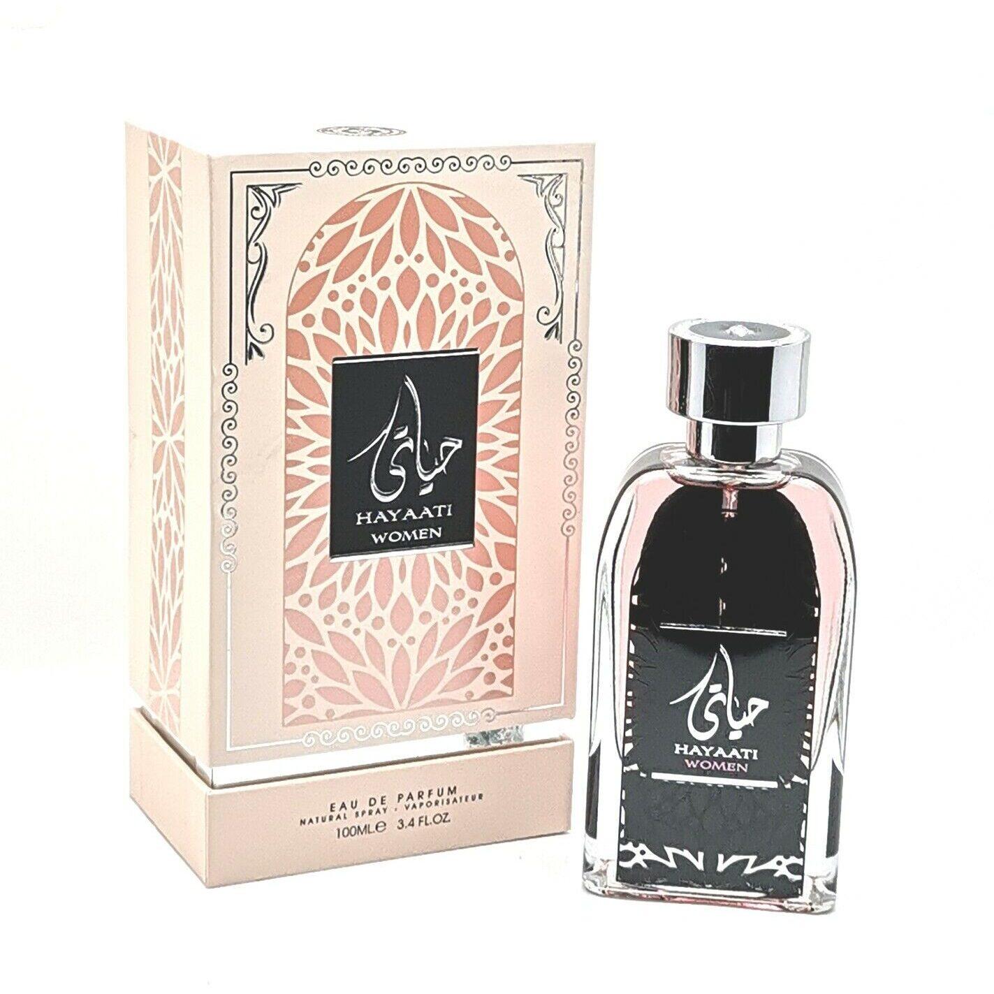 Hayaati Women 100ml Eau de Parfum by Ard Al Zaafaran perfume bottle close up