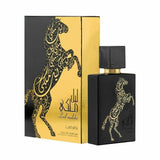 Lail Maleki 100ml Eau de Parfum by Lattafa bottle and box