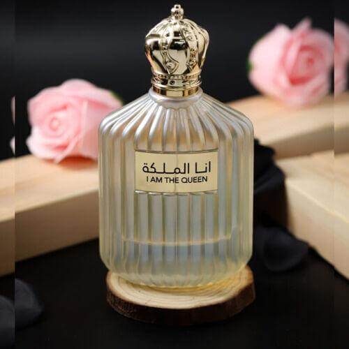 I Am The Queen (Ana Al Malikah) 100ml Eau de Parfum by Ard Al Zaafaran perfume bottle close up
