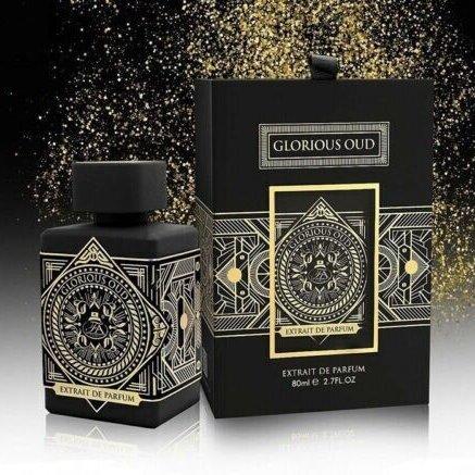 Glorious Oud 80ml Eau de Parfum by French Avenue perfume bottle close up