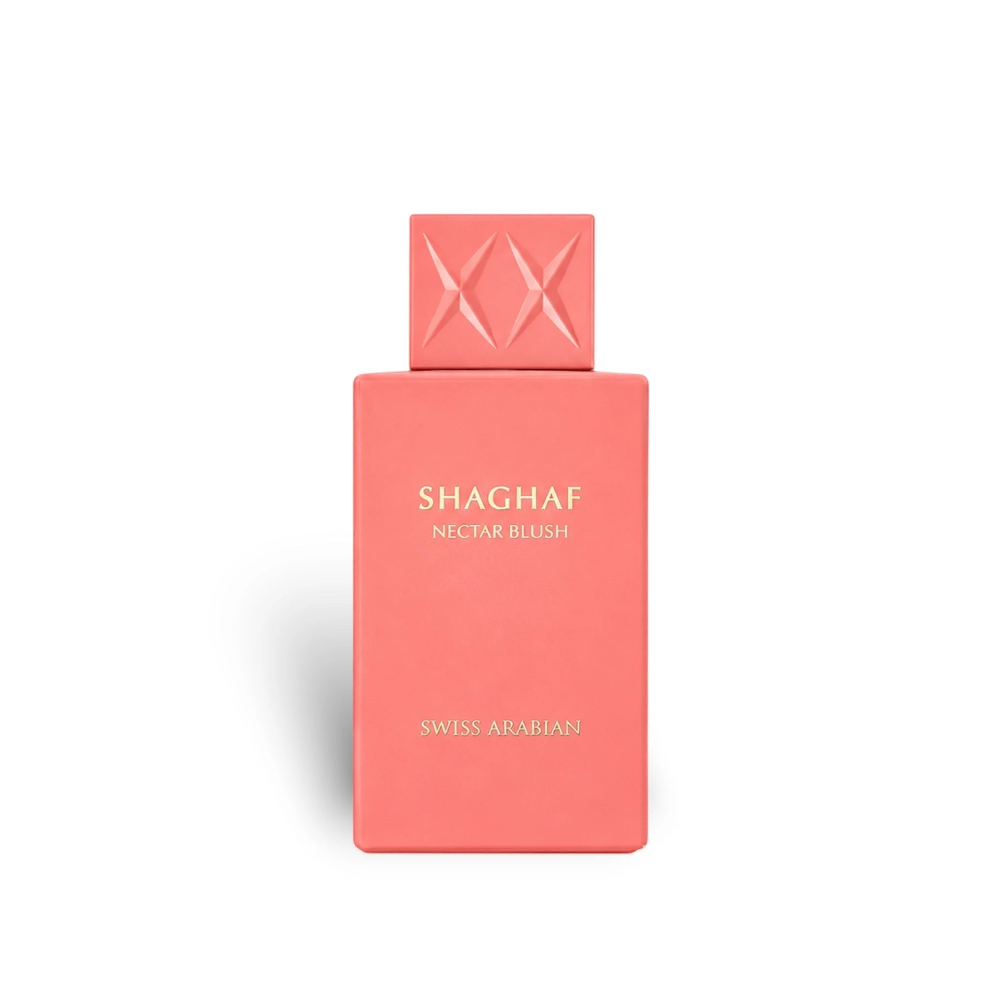 Shaghaf Nectar Blush 75ml Eau de Parfum by Swiss Arabian front bottle