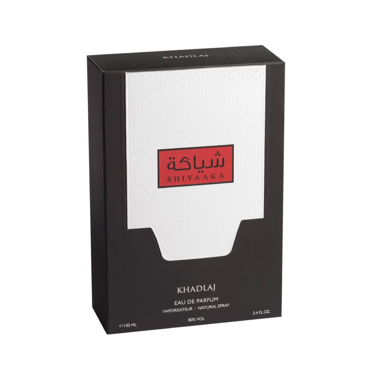 Shiyaaka 100ml Eau de Parfum by Khadlaj bottle and box