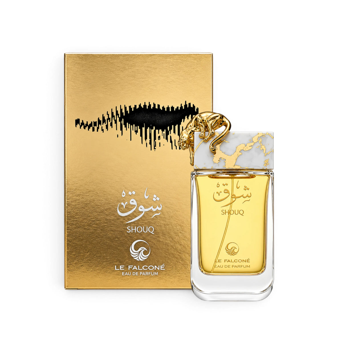 Shouq Eau de Parfum by Le Falconé bottle and box detail
