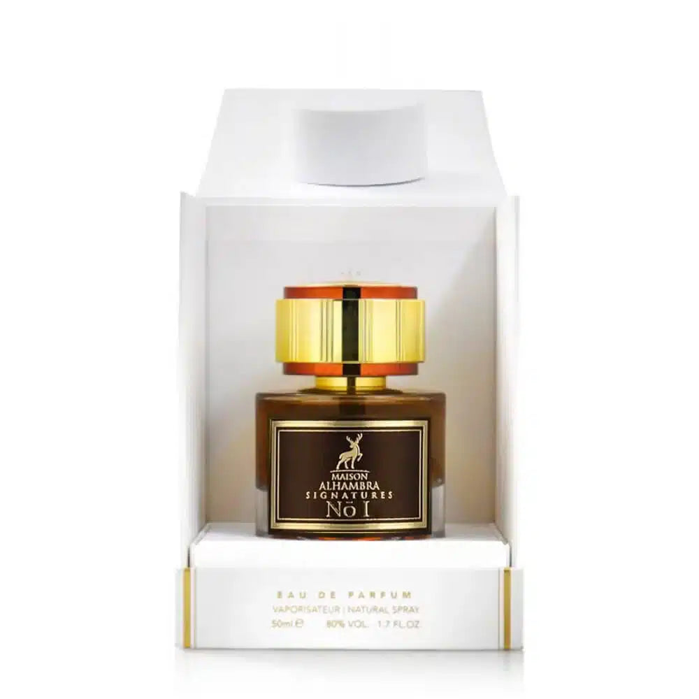 Signatures No. I 50ml Eau de Parfum by Maison Alhambra fragrance packaging front view