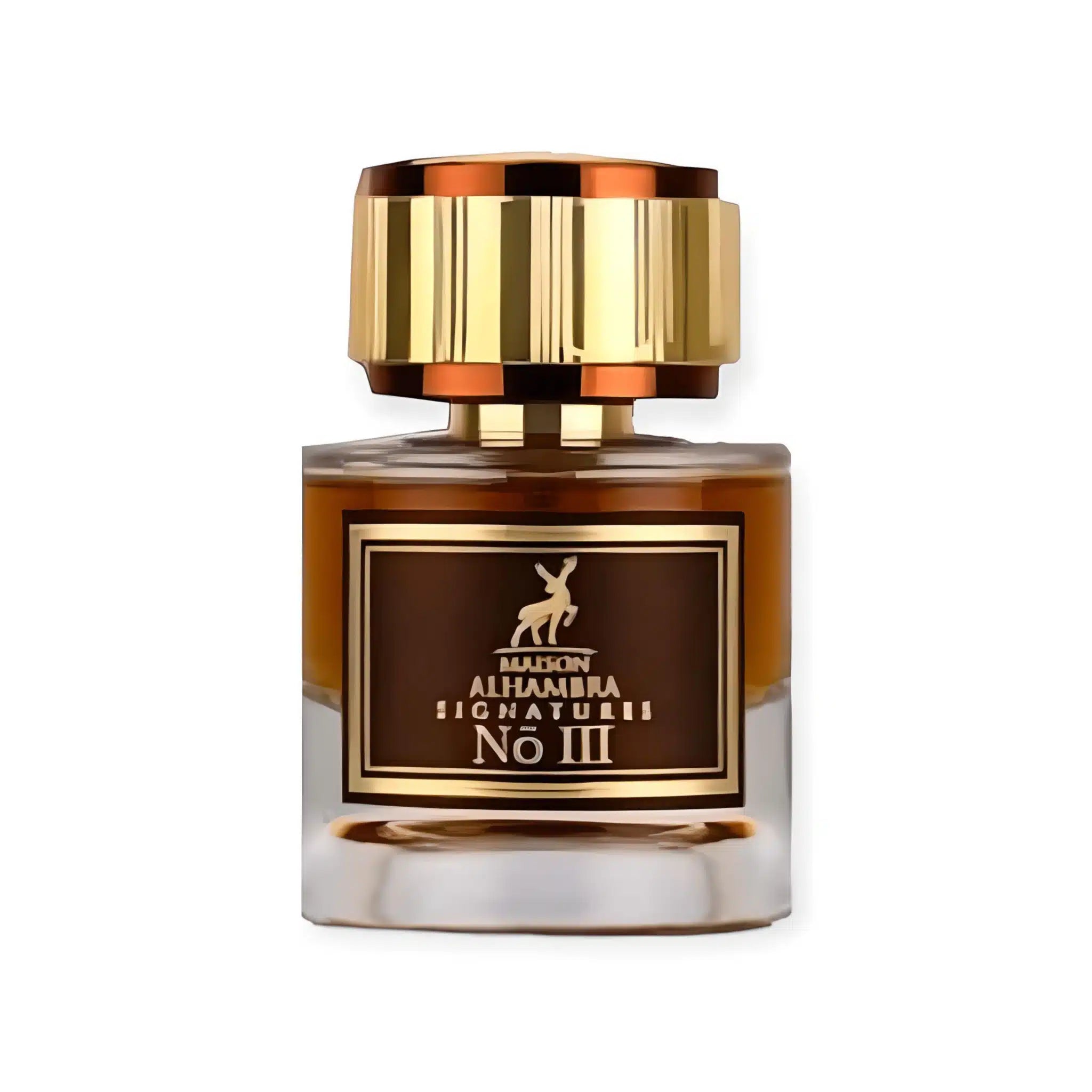 Signatures No. III 50ml Eau de Parfum by Maison Alhambra perfume bottle close up