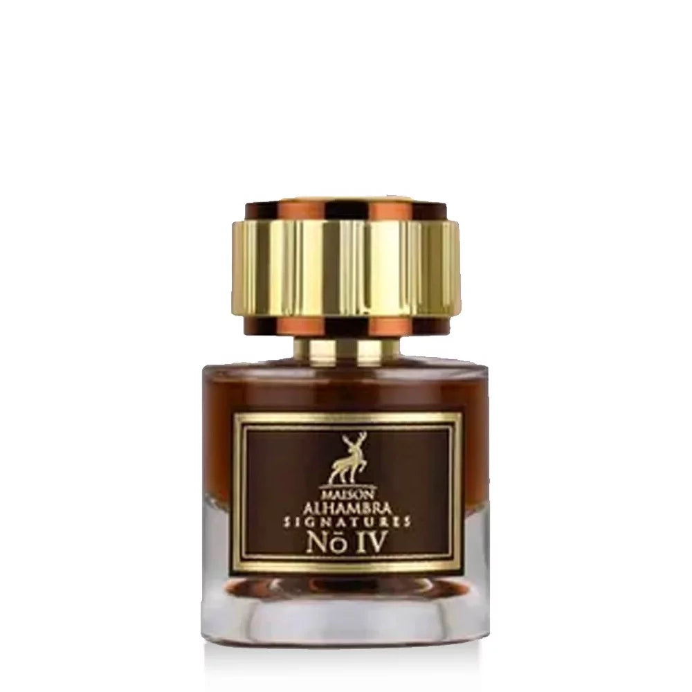 Signatures No. IV 50ml Eau de Parfum by Maison Alhambra perfume bottle close up