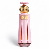 Soghaat Ahl 60ml Extrait de Parfum bottle, pink fluted design with gold cap and Arabic script label.