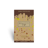 Soghaat Anfar Biscotti Truffle 80ml Extrait de Parfum box with chocolate drip and biscuit-themed design