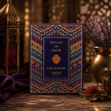 Soghaat Anfar London Chef d’Oeuvre Extrait de Parfum box with intricate geometric patterns in a luxury setting.