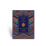 Soghaat Anfar London Chef d’Oeuvre 80ml Extrait de Parfum box with intricate blue, red, and gold geometric patterns.