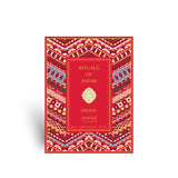 Soghaat Divine by Anfar London 80ml Extrait de Parfum in a vibrant red decorative box with intricate patterns.