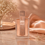 Soghaat Angham Second Song 100ml Eau de Parfum for women, a floral fruity fragrance with notes of bergamot, pear blossom, orange blossom, peony, praline, vanilla, ambroxan, tonka bean, and musk.