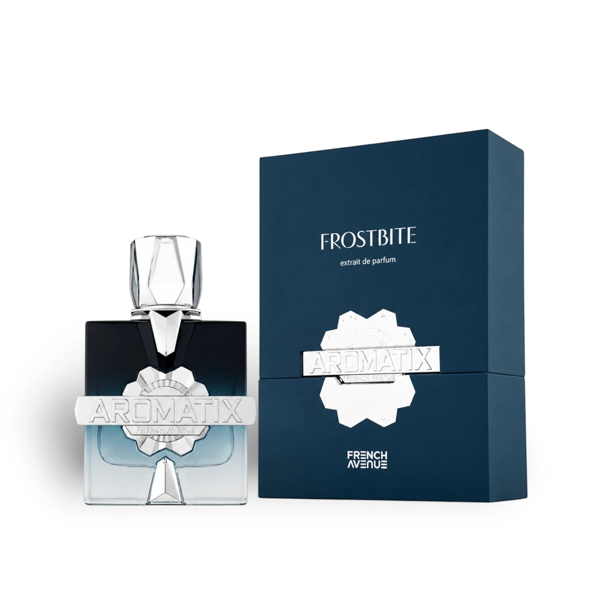 Soghaat Aromatix Frostbite 100ml Extrait de Parfum for Unisex, fresh fruity woody fragrance with apple, bergamot, blueberry, mango, and sandalwood notes.