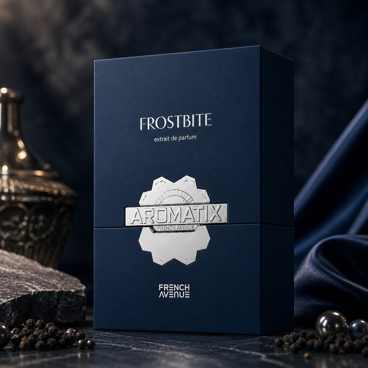 Soghaat Aromatix Frostbite 100ml Extrait de Parfum, a unisex fresh fruity woody fragrance with apple, bergamot, and sandalwood notes.
