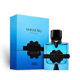 Soghaat French Avenue Aromatix Magnetiq Extrait de Parfum bottle and blue box packaging for men
