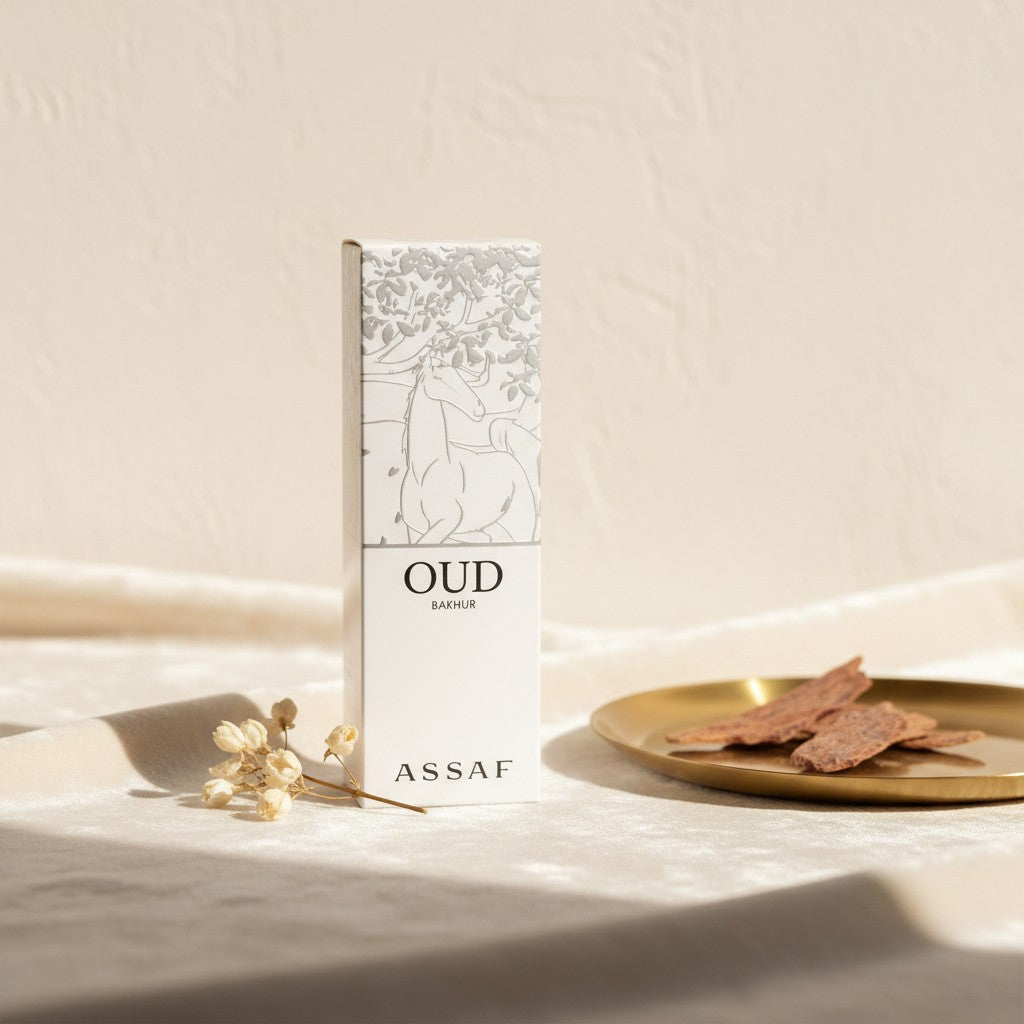 Soghaat Arrogate Oud Bakhur 150ml Eau de Parfum unisex fragrance with horse illustration on box.