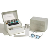 Soghaat Aura Collection & Sunglass Gift Set with Aura Pegasus, 5 mini perfumes, and blue-lens sunglasses.