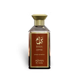 Soghaat Bara Coffee by Adyan Anfar 100ml Extrait de Parfum in a rectangular glass bottle with a gold cap.