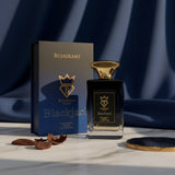 Soghaat Blackjack 100ml Eau de Parfum for men, a woody gourmand fragrance with vanilla, lavender, and vetiver notes.