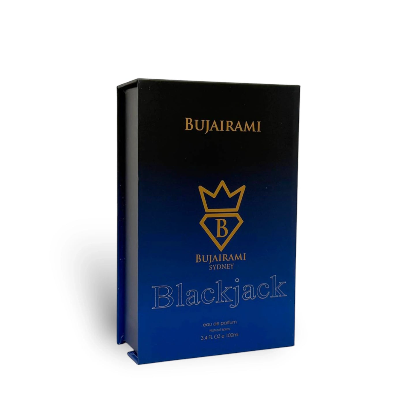 Soghaat Blackjack 100ml Eau de Parfum for men, a woody gourmand fragrance with vanilla, lavender, and vetiver notes.