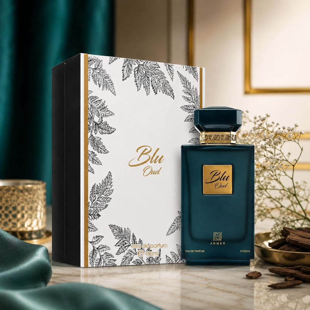 Blu Oud 100ml Extrait de Parfum by Ahmed Al Maghribi | Soghaat