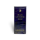 Soghaat Blue Laverne Bakhur Eau de Parfum 100ml bottle, fresh woody aromatic fragrance with citrus and floral notes.