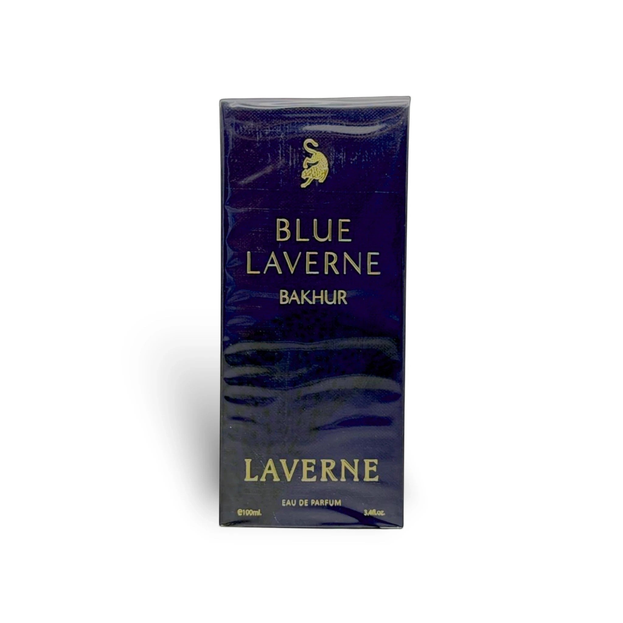 Soghaat Blue Laverne Bakhur Eau de Parfum 100ml bottle, fresh woody aromatic fragrance with citrus and floral notes.