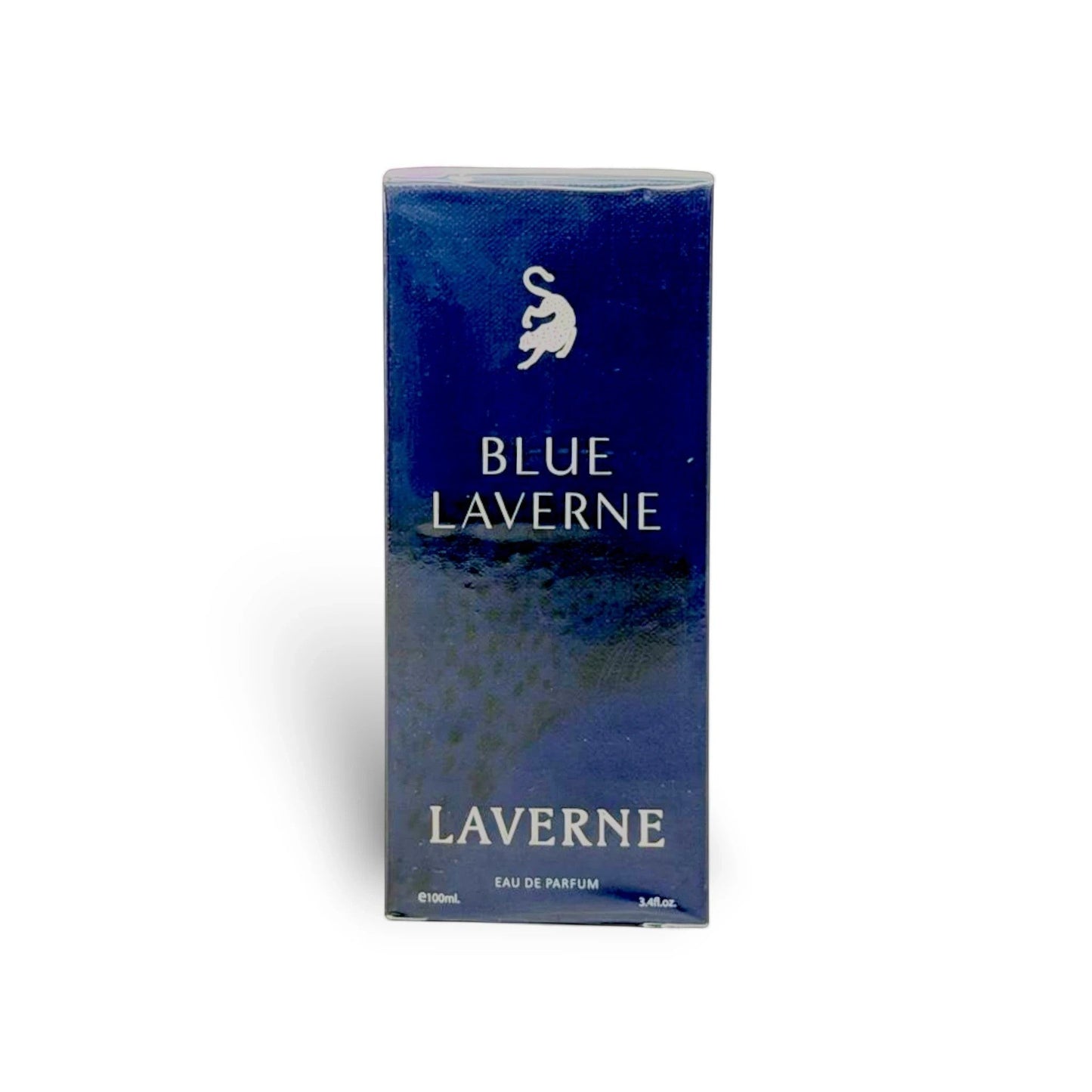 Soghaat Blue Laverne Eau de Parfum 100ml bottle, fresh woody aromatic fragrance with citrus and leather notes.
