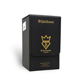 Soghaat Bujairami Mafia Boss 100ml Extrait de Parfum in a premium black leather-style display box with gold branding.