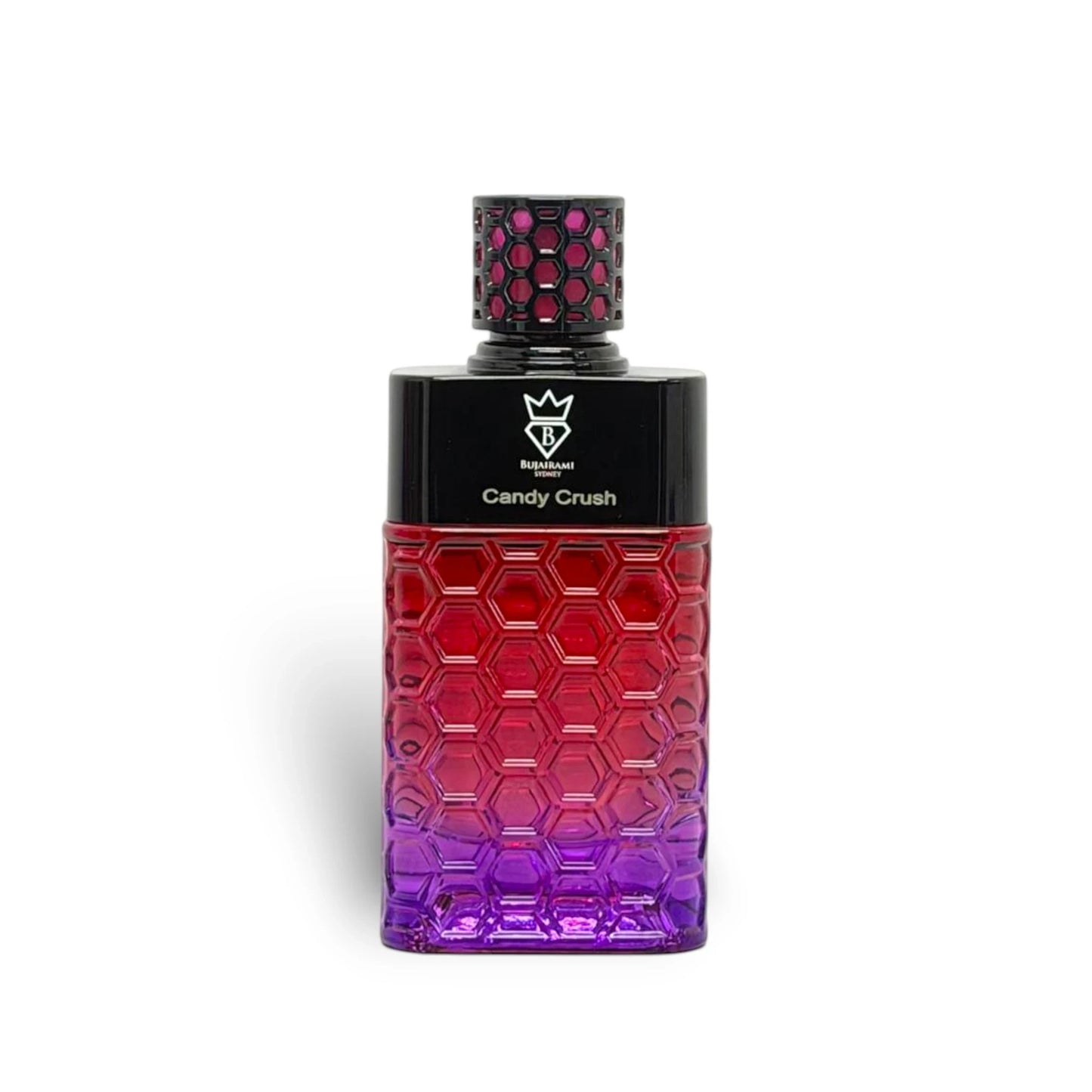 Soghaat Candy Crush Eau de Parfum for women, a sweet musk fragrance with red fruits, citrus, caramel, floral notes, and vanilla.