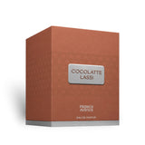 Soghaat Cocolatte Lassi Eau de Parfum, a sweet amber gourmand fragrance with vanilla, chocolate, rum, and tonka seed notes.