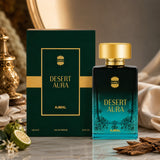 Soghaat Desert Aura Eau de Parfum 100ml, a fresh woody aromatic unisex fragrance with citrus and musk notes.