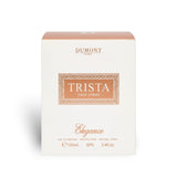 Soghaat Dumont Paris Trista Elegance 100ml Eau de Parfum box with elegant rose gold and white branding.