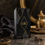 Soghaat Endless 100ml Eau de Parfum, a black bottle with gold geometric patterns and the word Endless in gold script.