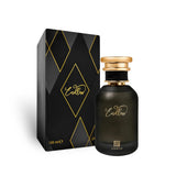 Soghaat Endless 100ml Eau de Parfum bottle and box, featuring a dark glass bottle with gold accents and a black box with gold geometric patterns.
