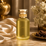 Soghaat Exotic Eau de Parfum 100ml, a fresh woody aromatic fragrance with citrus and floral notes in a frosted gold bottle.