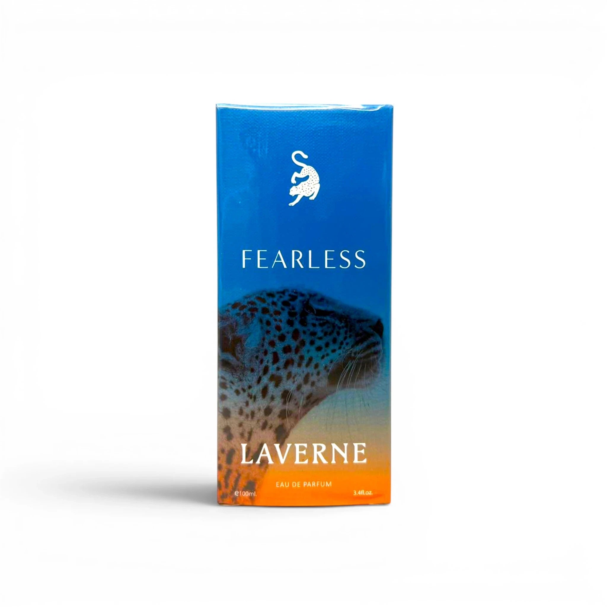 Soghaat Fearless 100ml Eau de Parfum unisex fragrance with leopard graphic, citrus and woody notes.