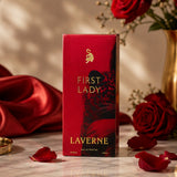 Soghaat First Lady 100ml Eau de Parfum for women, a fresh fruity floral fragrance with a leopard print design.