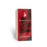 Soghaat Forbidden by Laverne Eau de Parfum 100ml bottle with leopard design on red packaging.