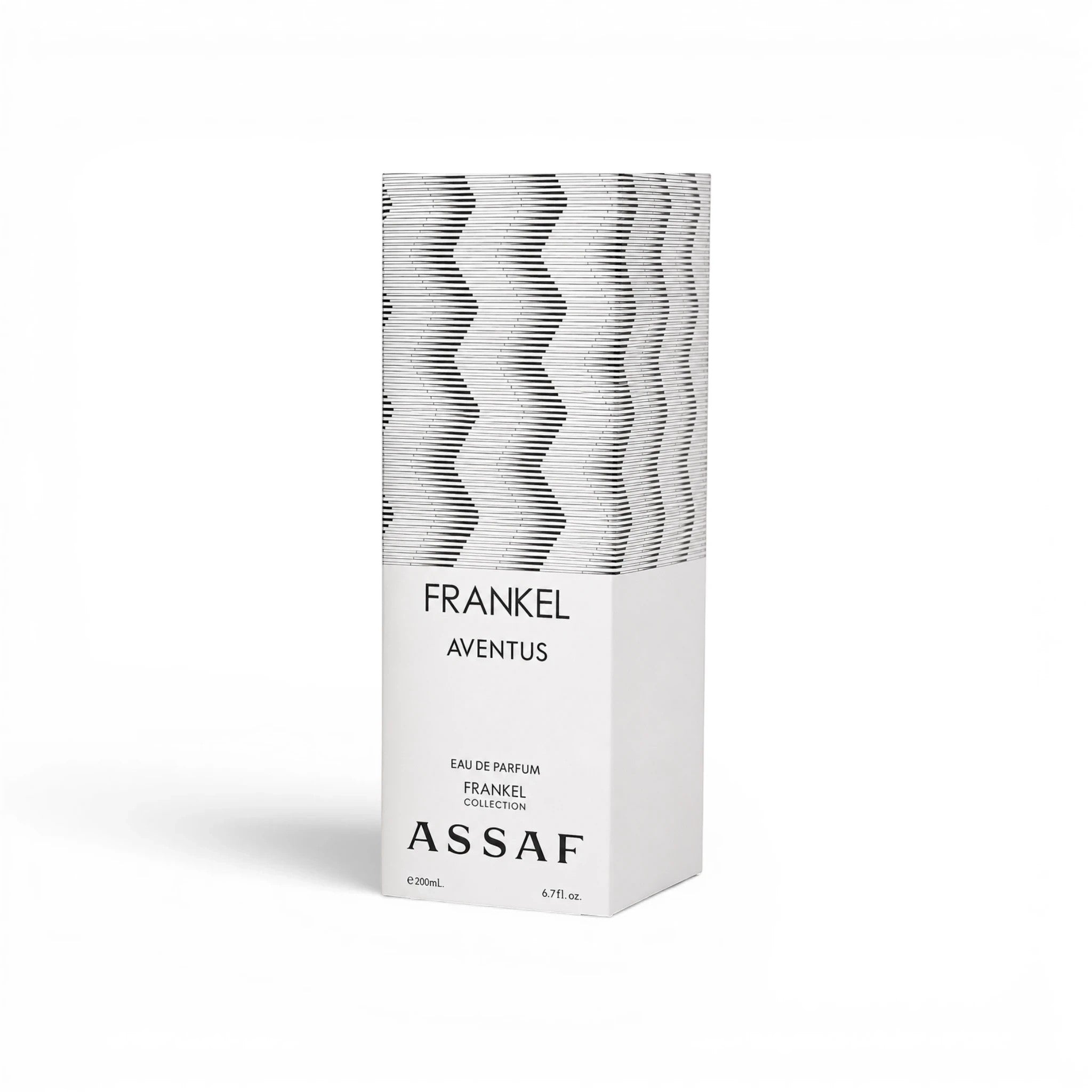 Soghaat Frankel Aventus 200ml Eau de Parfum for men, fresh woody amber floral with iris, lemon, basil, violet, vetiver, amber, cedarwood, musk, vanilla.
