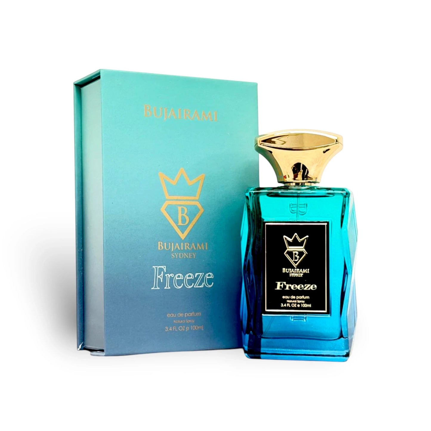 Soghaat Freeze 100ml Eau de Parfum for men, fresh woody aromatic with mint and ice notes.
