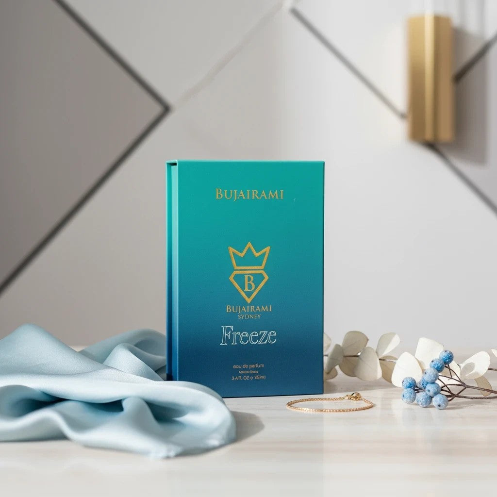Soghaat Freeze 100ml Eau de Parfum for men, a fresh woody aromatic fragrance with mint and ice notes.