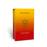 Soghaat Gladiator Eau de Parfum 100ml, a fresh woody aromatic fragrance with a gradient red and yellow box.