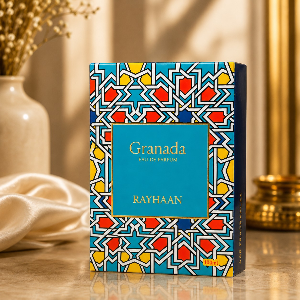 Soghaat Granada Eau de Parfum 100ml, fresh woody aromatic fragrance with citrus and amber notes.