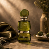 Soghaat Green Pearl 80ml Eau de Parfum for unisex, a fresh fruity floral scent with apple, pear, citrus, jasmine, musk, and vanilla notes.