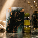 Soghaat Green Pearl 80ml Eau de Parfum for unisex, a fresh fruity floral scent with apple, pear, citrus, jasmine, musk, and vanilla.