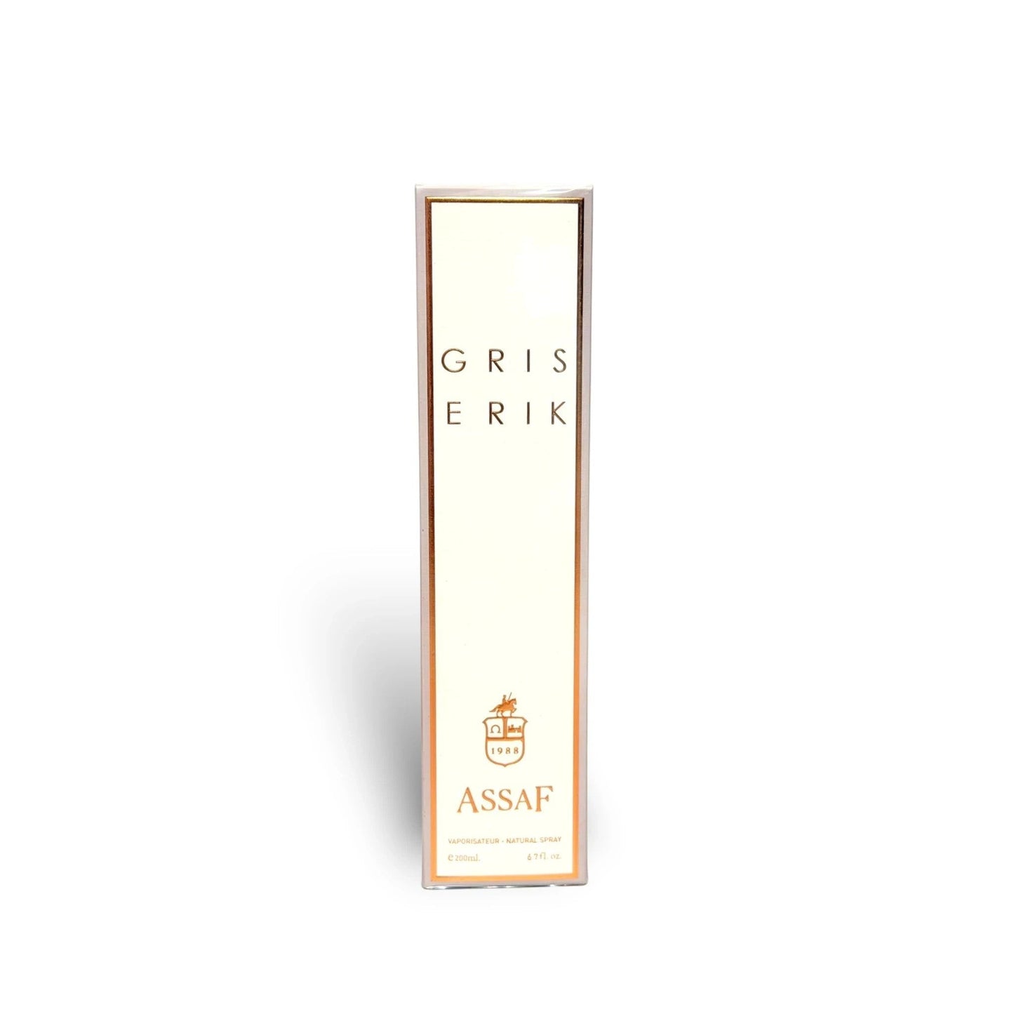Soghaat Gris Erik Eau de Parfum 200ml, fresh woody aromatic fragrance with notes of bergamot, rose, cedar, sandalwood, amber.
