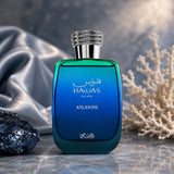 Soghaat Hawas Atlantis 100ml Eau de Parfum for men, fresh woody aromatic with apple and aquatic notes.