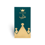 Soghaat Hersh Bukhori 100ml Eau de Parfum bottle with gold crown design on a dark teal background.